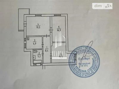 Продаж 3к квартири 73 кв. м на вул. Костельна 6 • ID 3481418