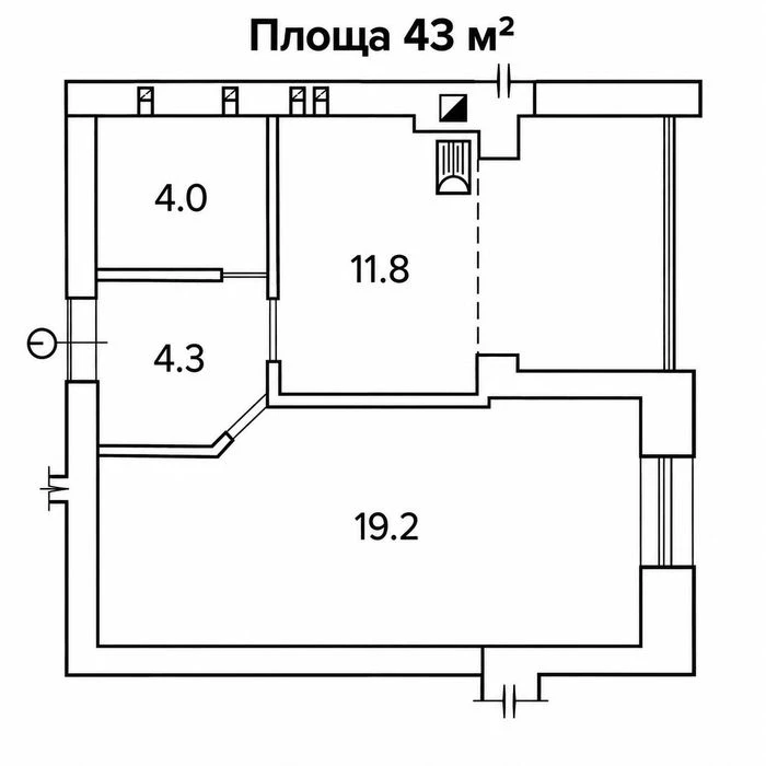 НОІР - продається 1-кімнатна квартира на Ювілейному в новобу