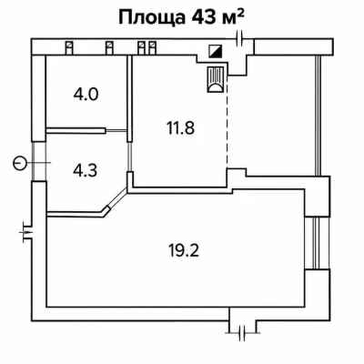 НОІР - продається 1-кімнатна квартира на Ювілейному в новобу