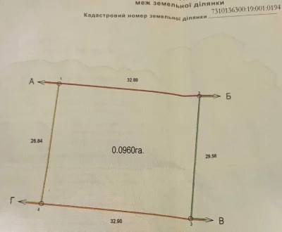 Продаж земельної ділянки