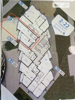 Sale of 1-room apartment 63 sq. m on Zarichna Street 9 • ID 34657441