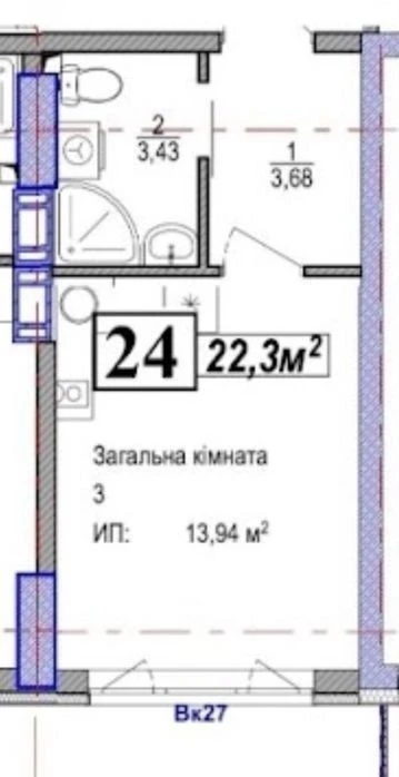 12265 $ Смарт кватира в Дарницькому районі Киіва.