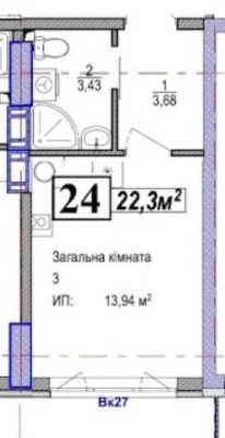 12265 $ Смарт кватира в Дарницькому районі Киіва.