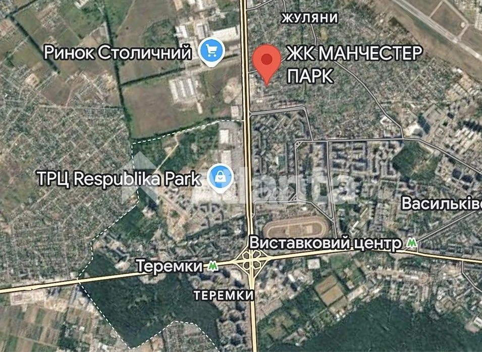 1-кімнатна квартира ЖК Манчестер Парк Жуляни Соломʼянський Г