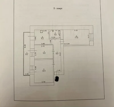 Продаж 3к. квартири, сталінка, пр. Повітрофлотський 34