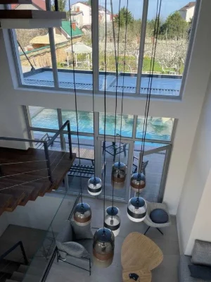 modern house, swimming pool, shelter, garage, Sauvignon