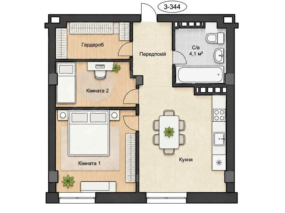Квартира. Київ, Регенераторна вул., 4 к