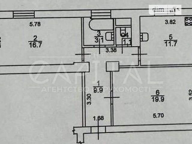 Продаж 3к квартири 64.4 кв. м на бул. Вацлава Гавела 51/16 •