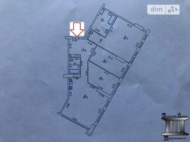 Продаж 4к квартири 155 кв. м на просп. Берестейський 11 корп