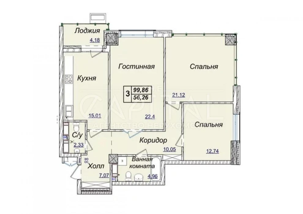 Apartment for sale, residential complex Novopecherski Lipky, Dragomirova, Verkhog