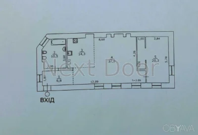 1-room apartment, 90 sq.m.