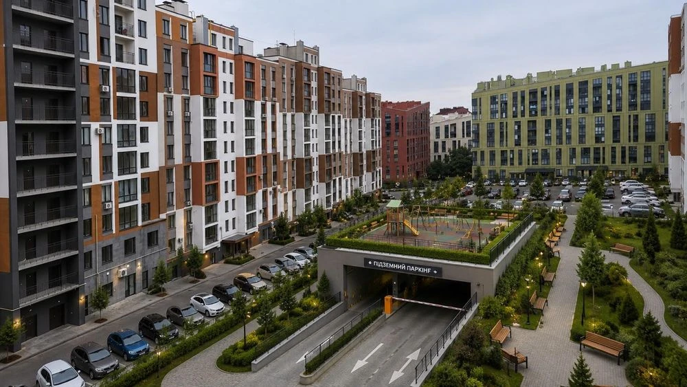 Продаж однокімнатна квартира в новобудові 43.7м³ на 3 поверс