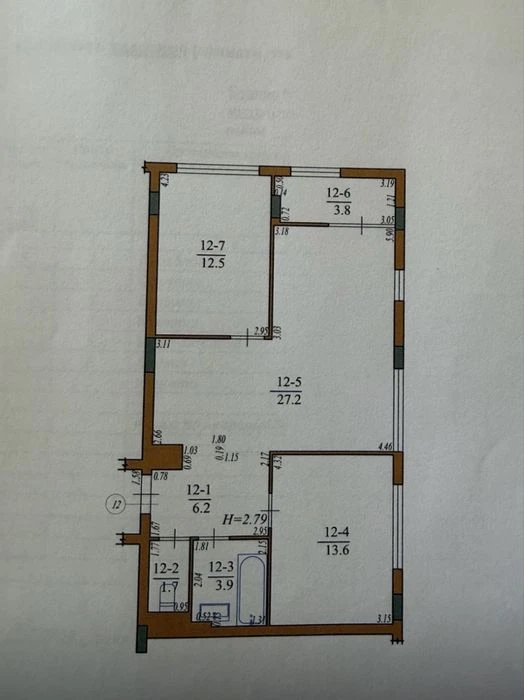2-room apartment for sale in a rented club-type building