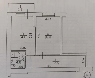 продам простору 1-кімн квартиру 50м кв в ЦЕНТРІ , автономне
