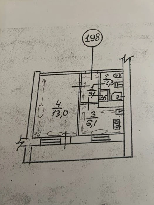 Продам 1 кімнатну квартиру вул. Гавела  21 Б