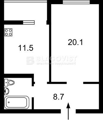 Продаж квартири Гавела Вацлава бульв. (Лепсе Івана) 28 в Киє