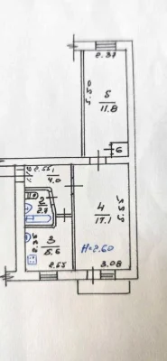 Продам реальную 2х ком квартиру. 2/5 Новые дома, м. Армейска