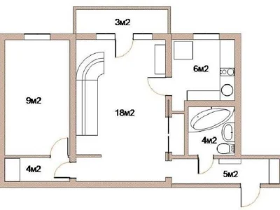 Продаж 3к квартири 47 кв. м на вул. Миколи Василенка 4 • ID