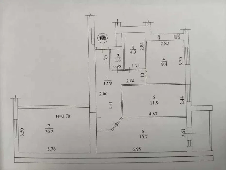 Продается 3 комн квартира 81 м2 Новострой ЖК Мира-3 метро Ин