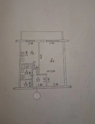 .Продам 1к.кв.1/9