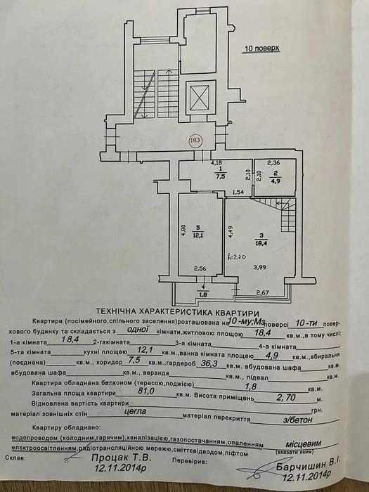 Продаж 2 кім. квартири з панорамою на Високий замок по вул.