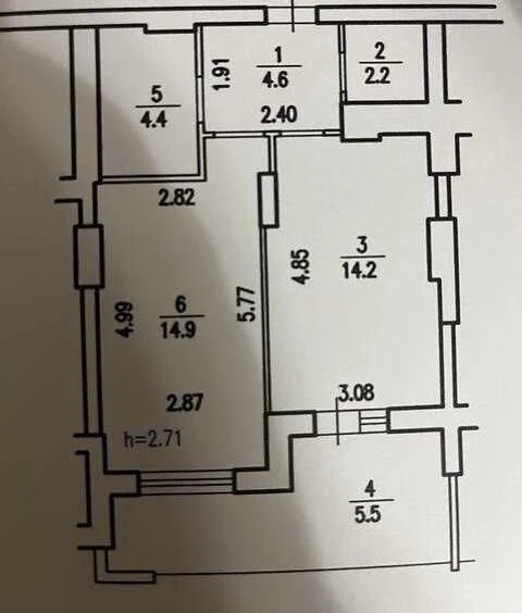 Продаж 1-кімнатної квартири | ЖК «5 Авеню» | вул. Городницьк