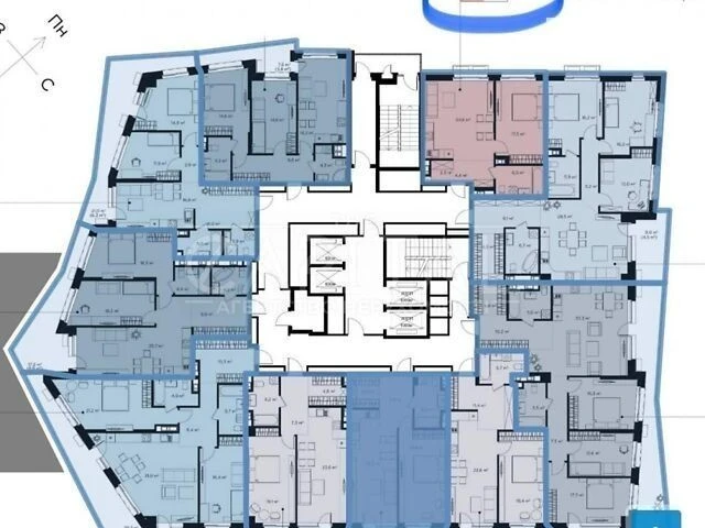 Sale of 2-room apartment 55 sq. m. on Konovaltsya Yevhena 19 • I