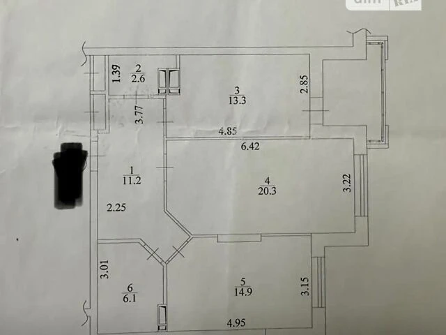 Продаж 2к квартири 70 кв. м на вул. Василя Тютюнника 51/1 •