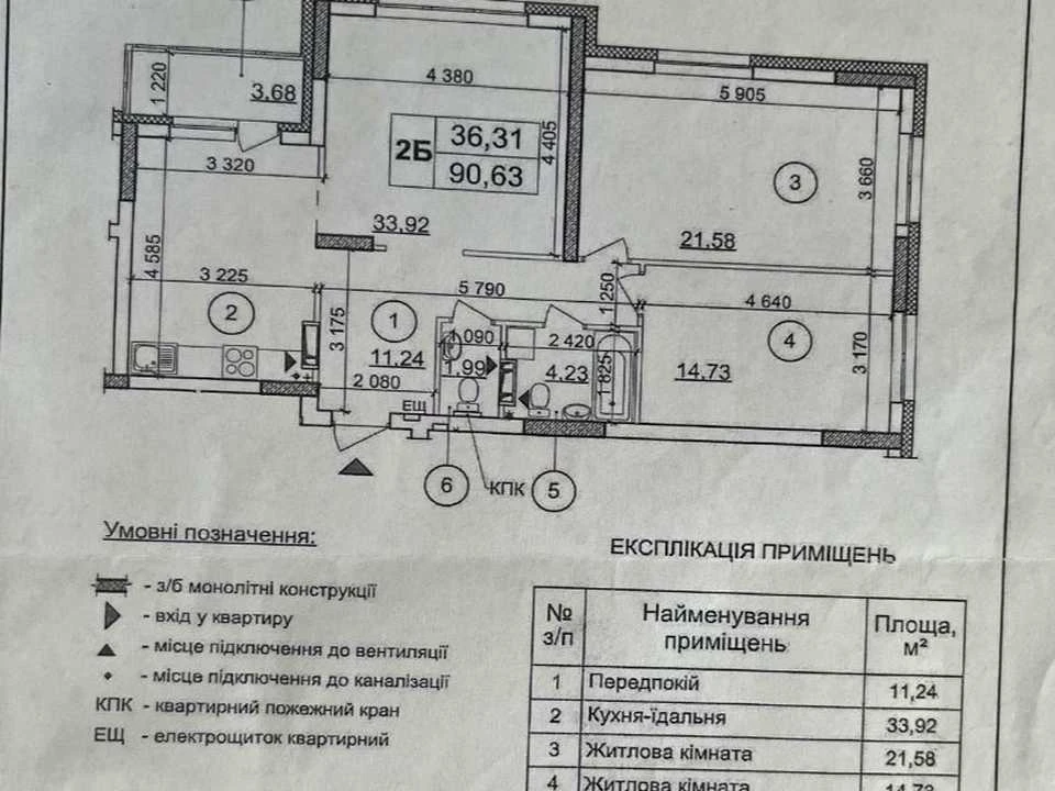 Квартира. Київ, Софії Русової вул.