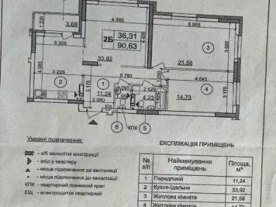 Квартира. Київ, Софії Русової вул.