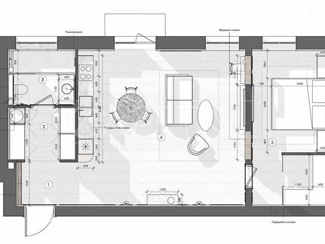 For sale 2-room apartment 73 sq. m. on Antonovycha St. 22 • ID 34674