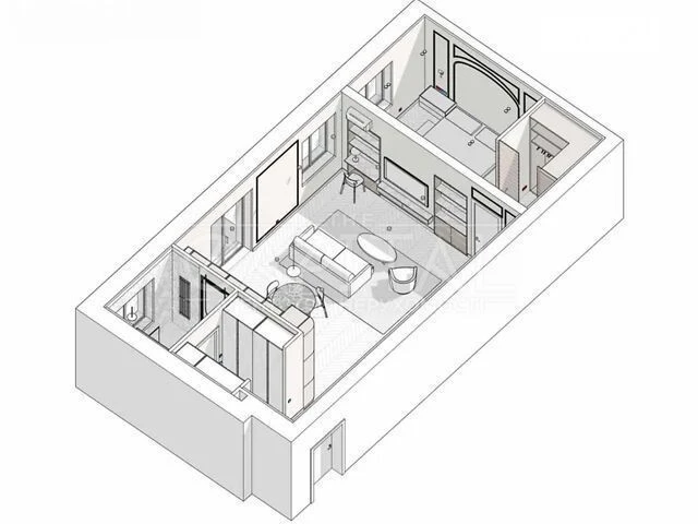 For sale 2-room apartment 73 sq. m. on Antonovycha St. 22 • ID 34674