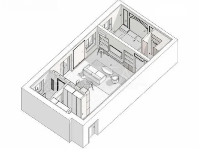 For sale 2-room apartment 73 sq. m. on Antonovycha St. 22 • ID 34674
