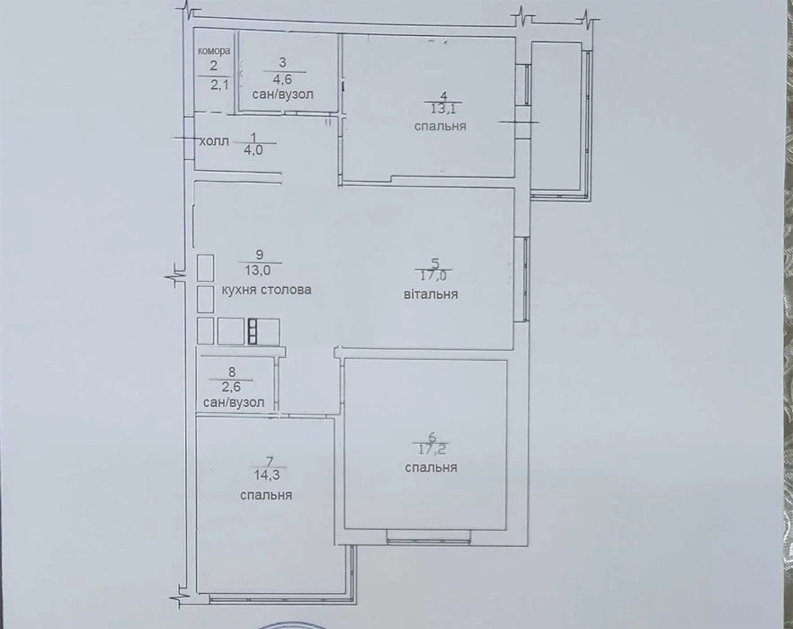 Продам 3 комнатную квартиру с ремонтом ЖК Мандарин Приморски