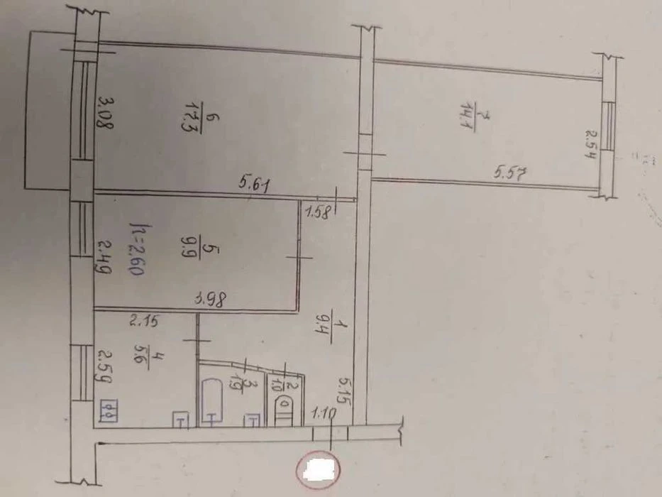Продаж 3к квартири. Житловий стан. Київський р-н. №11412