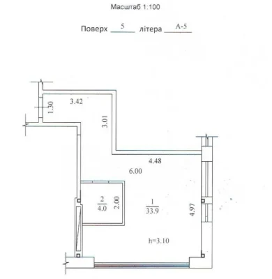 Продаж 1-кімнатної квартири в ЖК Good House, Перемога-3