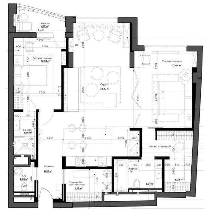 **Продам квартиру 100м2 Park Avenue Vip**