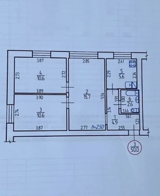 Продаж 3к квартири під житло або бізнес