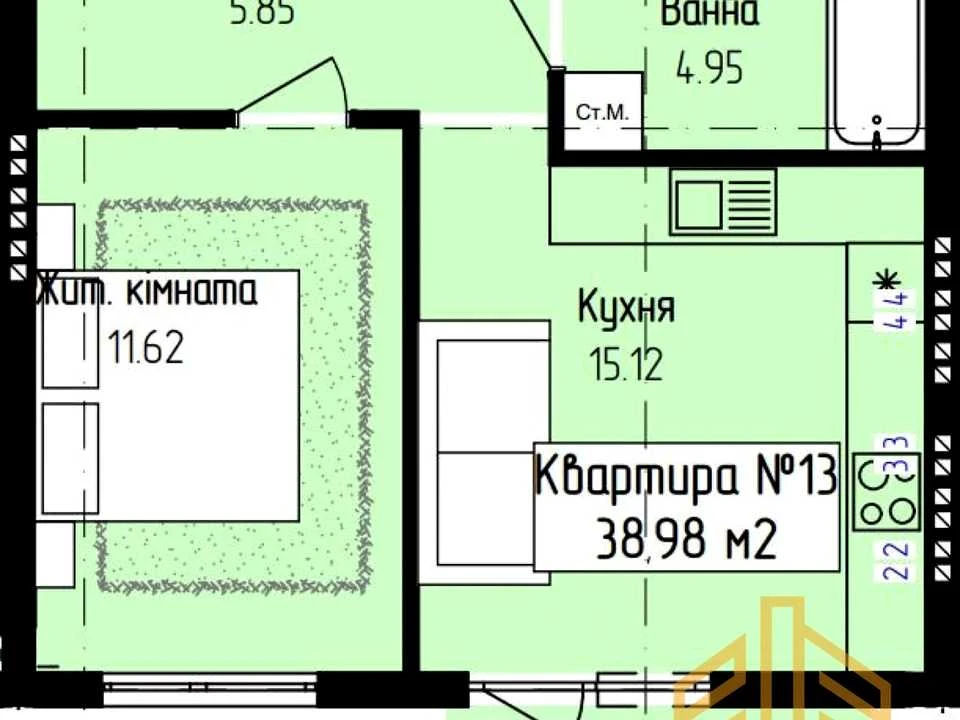 Квартира. Ужгород, Загорська вул.