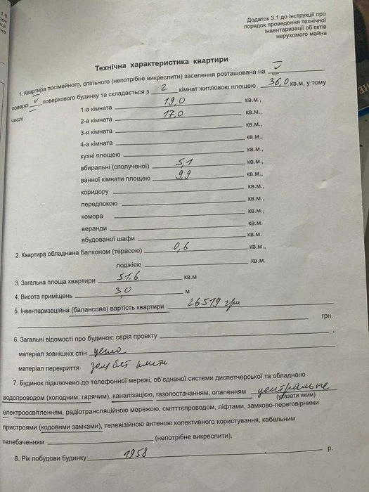Продам 2к кв. вул.Архітектора Олега Петрова(Чернишевського)