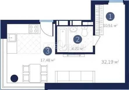 Продаж 1кімнатна квартира в ЖК «Лебединий Guest House» БЕЗ К