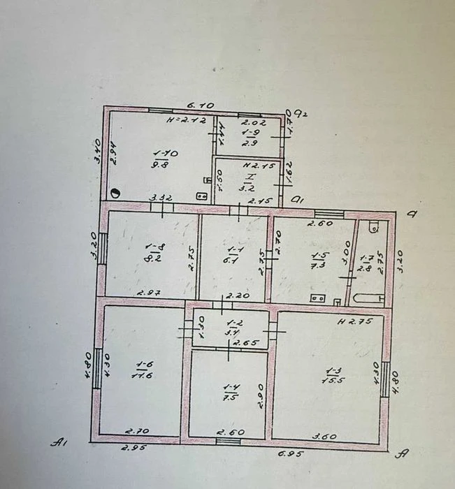 Продаётся дом 78 м² на Тираспольском шоссе. Участок 6.6 сото