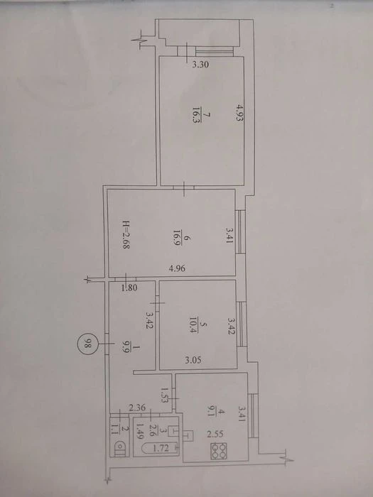 Продам 3 - х ком.квартиру 11/16, Индустриальный район, улица
