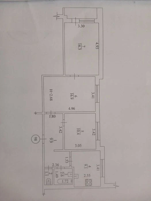 Продам 3 - х ком.квартиру 11/16, Индустриальный район, улица