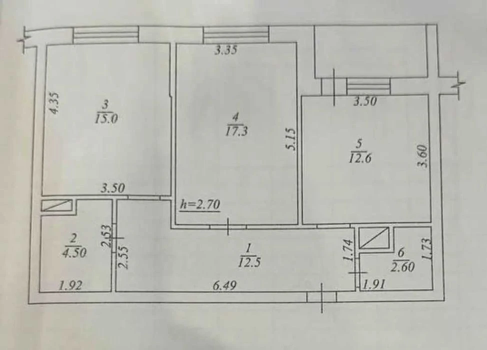 2-кімнатна квартира 70м², вул. Сергія Данченка, 32, ЖК Новом