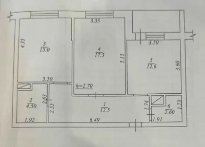 2-кімнатна квартира 70м², вул. Сергія Данченка, 32, ЖК Новом