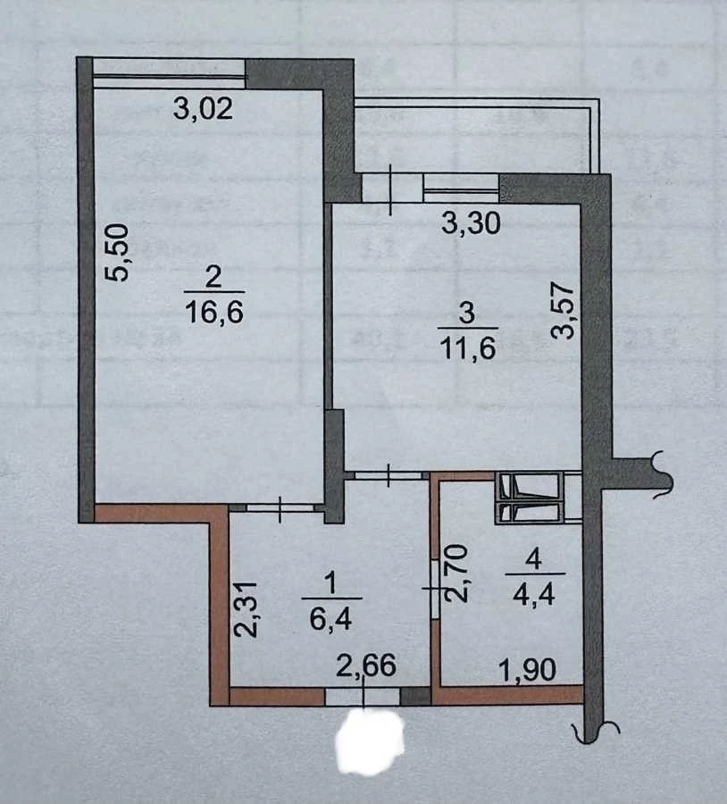 1-room apartment for sale, 41 m², Akademika Glushkova Avenue.