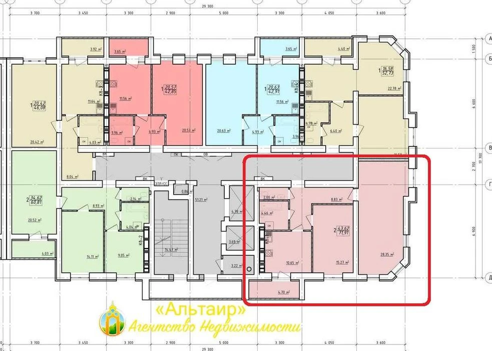 Продам 2к S 71м,3\16 эт в новострое ЖК Левада. Е-Оселя. Q.