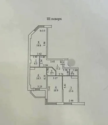 Продам 3-комнатную квартиру в  ЖК  Реал Парк
