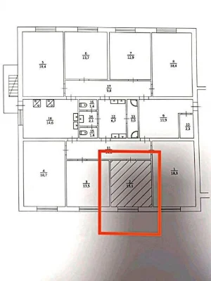 Продаж кімнати 19.6 кв. м на вул. Світлицького 24А • ID 3482